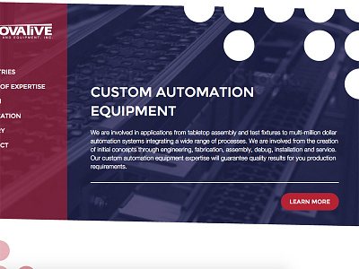 Homepage for Automation Equipment