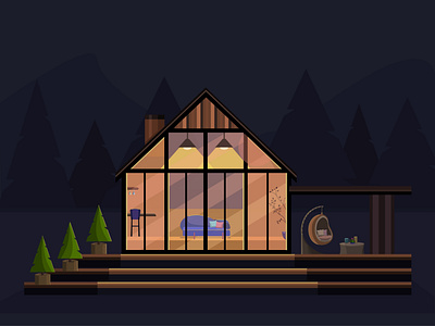 Forest house