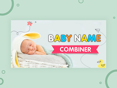 Baby Banner branding graphic design ui