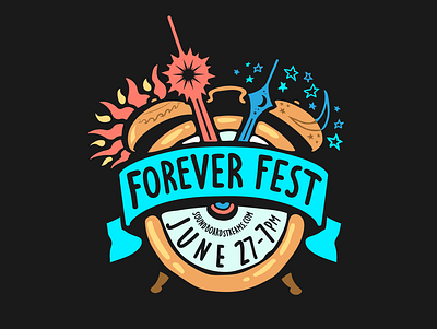 Local Virtual Festival band branding festival identity illustration logo