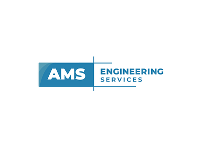 AMS Engineering Services Logo brand construction engineering firm logo workmark