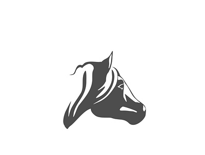 Horse head vector design illustration logo vector