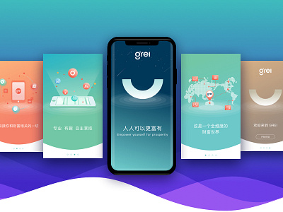 Guide page app empower guide guide page illustrator page prosperity ui world