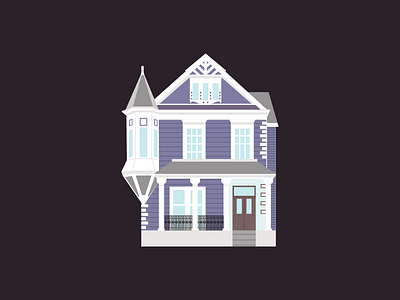 6026 St. Charles Avenue architecture building homes house illustration mansion new orleans vector