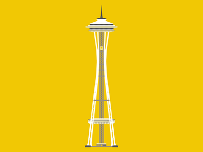 Space Needle architecture building history needle seattle space story tower vector washington worlds fair