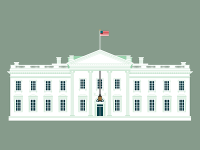 The White House america architecture building dc homes house illustration president vector washington washington dc white house