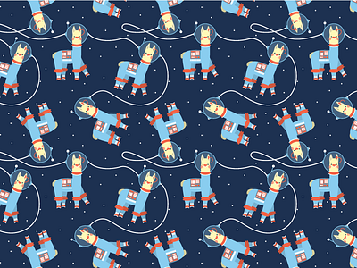 Space Llama Pattern