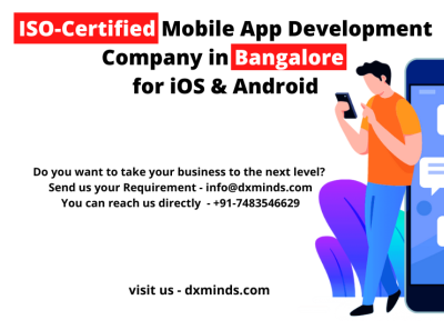 Mobile App Development Company in Bangalore for iOS & Android branding