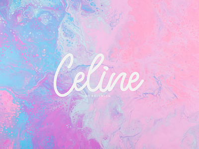 Celine - Script Font font font design handwritten script font typography vector