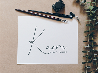 Kaori - Script Font font font design handwritten typo typography