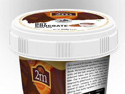 Packaging Design - Cocoa Powder branding branding design design illustration illustrator packagingdesign retail design vector