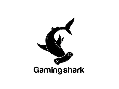 gaming shark art branding design game graphic design icon illustration logo shark vector