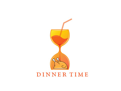 DINNERTIME animation art branding cafe delivery design dinner food graphic design hotel icon illustration illustrator logo resturant sand tea tim time vector