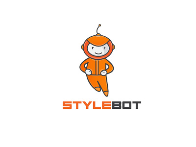 stylebot animation art branding cute design graphic design icon illustration illustrator logo robot style stylish tech technology vector