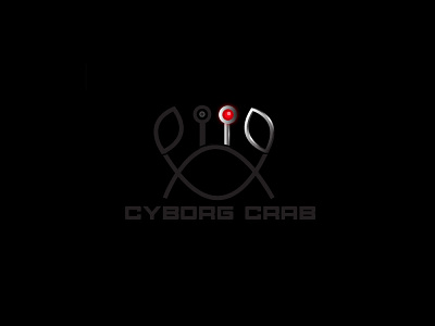 cyborg crab art branding crab crabs cyborg design graphic design icon illustration illustrator logo vector