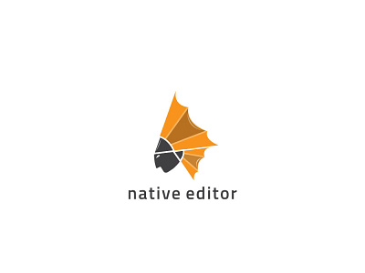 native editor animation art branding design designer designs edit editor graphic design icon illustration illustrator logo native american natives redindian vector