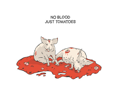 No blood, just tomatoes animal print art piggy art tomatoes drawing pigs for printing illustration illustration blood illustration for the merch illustration piggy illustration tomatoes picture piggy pigs in tomato juice pink piggy pool of blood vector illustration vector piggy vector pigs vector tomatoes