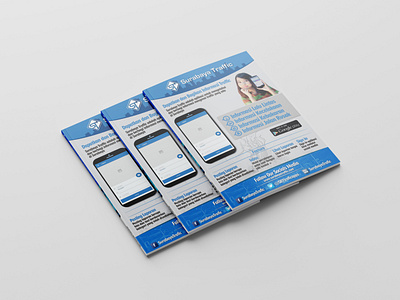 SurabayaTraffic Flayer brochure design flayer design layout