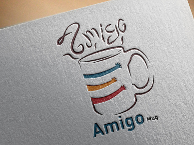 Amigo Mug logo branding logo design vector