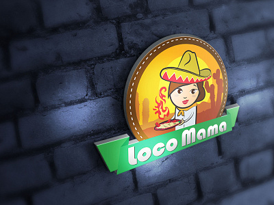 Loco Mama Logo branding logo design vector