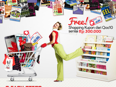 Qoo10 Gramedia Landing Page