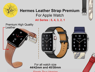 Hermes Leather Strap Banner banner ads layout