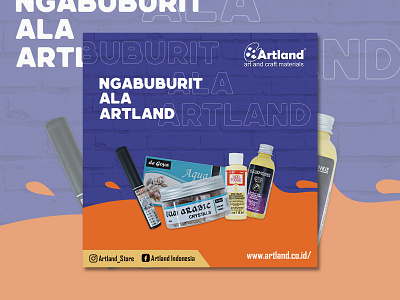 Feed Artland banner ads branding layout social media