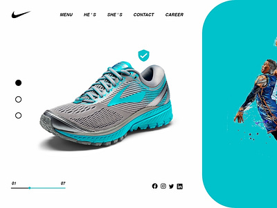 NIKE Landing Page concept