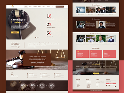 Lawyer website design