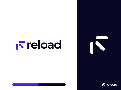 reload Logo Design app brand identity branding colorful concept design designer portfolio designs icon load loading logo logo designer logomark r r logo refresh reload reload logo symbol