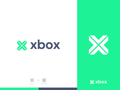 xbox - Logo Design Concept alphabet app arrow brand identity branding concept designer portfolio designs game gaming icon letter logo logo designer logomark modern negative space square x xbox