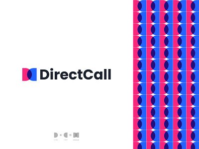 DirectCall - Logo design Concept alphabet app brand identity branding c call colorfull concept d designer portfolio designs direct faruk icon letter logo logo designer logomark modern omar