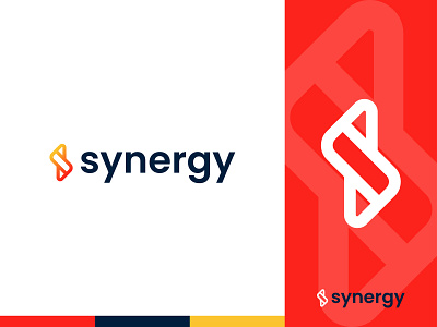 synergy - Logo Design Concept best brand identity branding colorfull concept design designer portfolio designs energy faruk gradient graphic design logo logo designer omar power presentation solar spark synergy