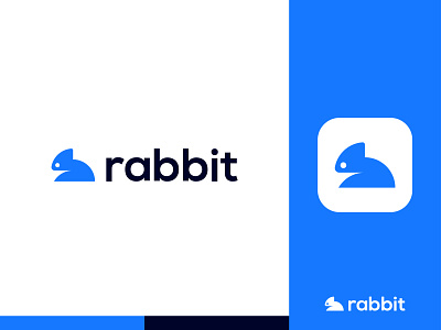 rabbit - Logo Design Concept animal best brand identity branding concept creative design designer portfolio designs logo logo designer modern nature network omar faruk pet professional rabbit unique vpn