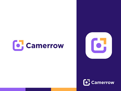 Camerrow - Logo Design Concept arrow best brand identity branding camera camerrow cinema concept creative design designer portfolio designs insta logo logo designer minimal modern movie omarfaruk video