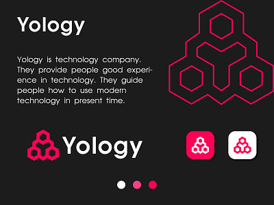 Yology - Logo Design Concept agency best block brand identity branding company concept creative design designer portfolio designs hexagon logo logo designer modern professional tech technology ylogo yology