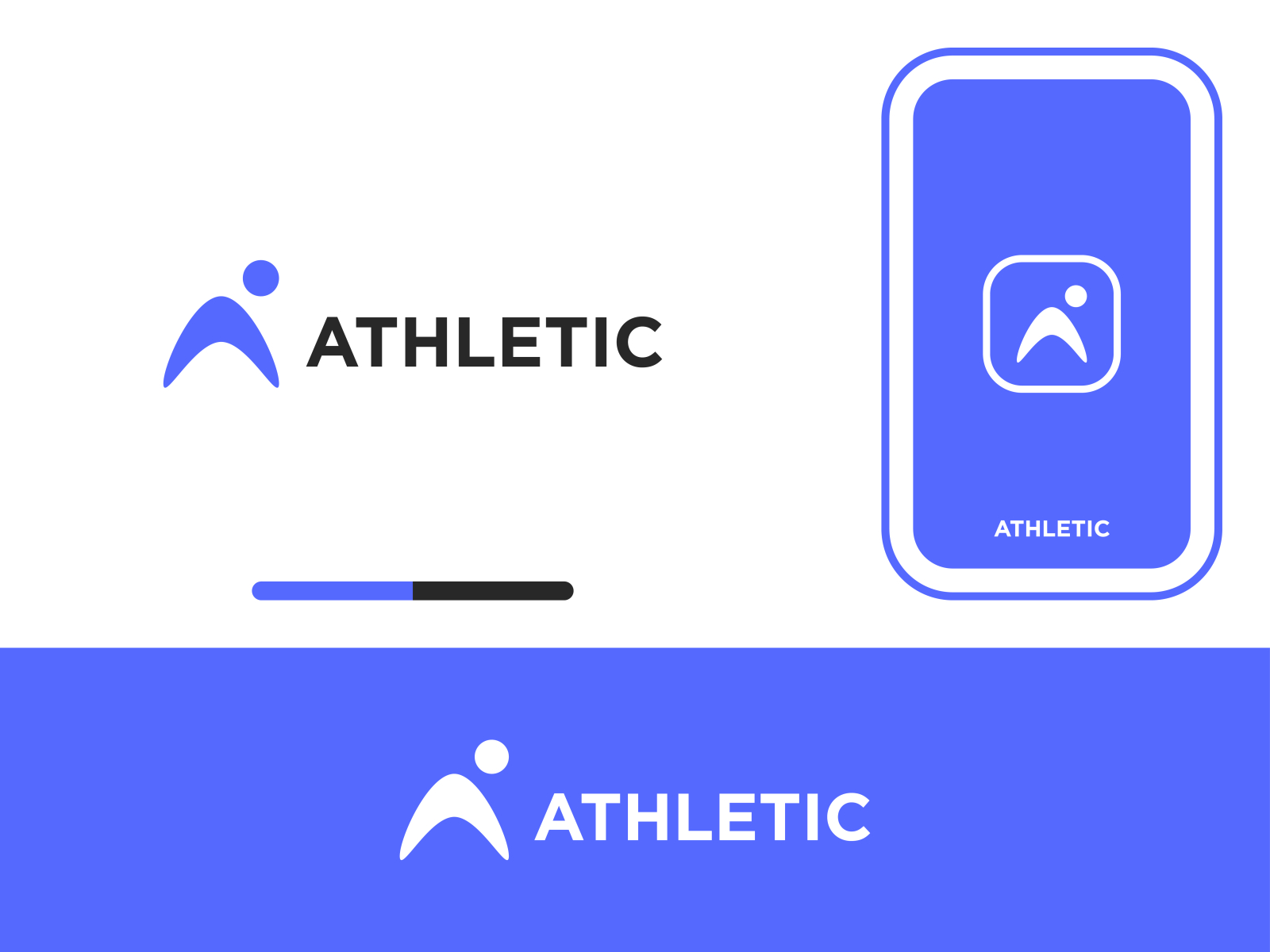 Athlete Logo Vector PNG Images, Athletic Logo Template Design Minimalist Athletic  Logo With Modern Frame, Com Con, Sport, Logo PNG Image For Free Download