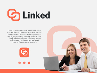 Linked - Logo Design Concept brand brand identity branding community communucation connect connection creative design designer portfolio designs link logo logo designer mark minimal modern network server symbol