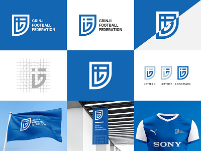 GRINIJI FOOTBALL FEDERATION - Logo Design Concept