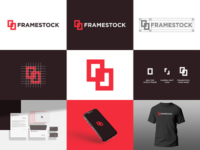 FRAMESTOCK - Logo Design Concept