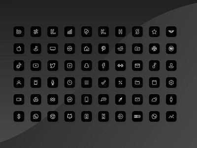 iOS 14 icon set app appstore design icon icons icons pack iconset ios ios14 messages minimal phone snapchat social social icons system icon ui