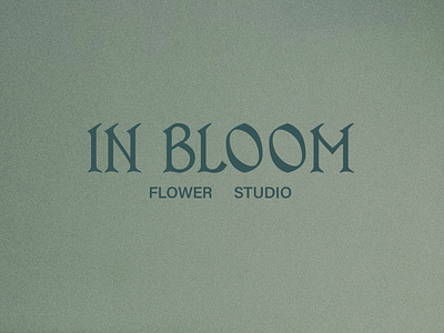 Logo for a flower studio