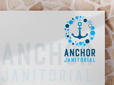 Anchor Janitorial branding logo design