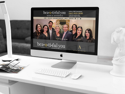 Beautiful You Medical Aesthetics brand marketing web design
