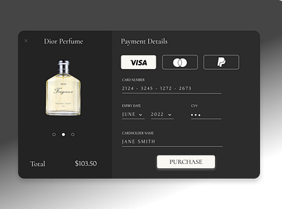 Daily UI - Credit Card Checkout credit card checkout daily ui