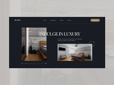 Luxury Hotel Concept hotel landing page hotel website landing page minimal modern modern hotel website ui ui design web design