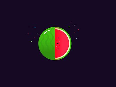 Watermelon illustration illustrator