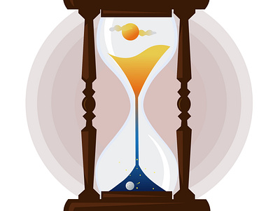 Hourglass design illustration illustrations illustrator