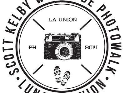 Scoot Kelby Worldwide Photowalk Luna, La Union design flat logo minimal
