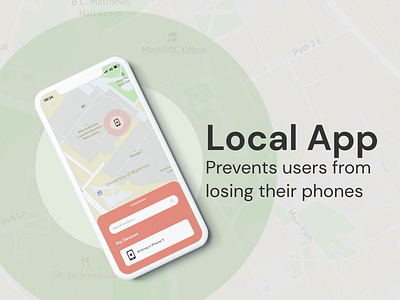 Phone Detector app dailyui detector figma gps iphone location phone ui uiux